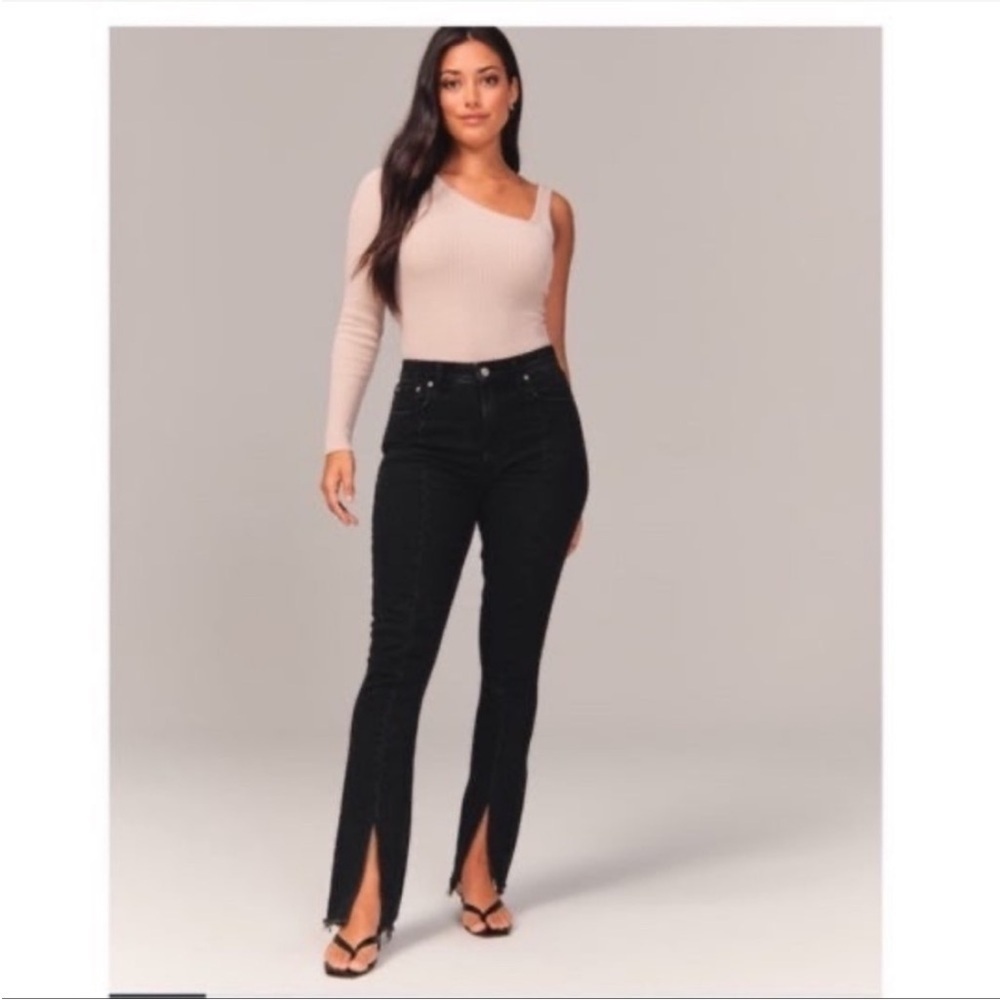 Abercrombie High Rise Slit Front Skinny Jeans 26 / 2 G18